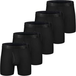 5 pièces hommes Boxer slips Performance respirant sans étiquette confortable ceinture en soie 6 avec mouche 240108