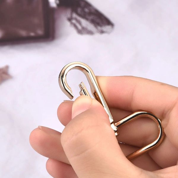 5pcs Sacs métalliques Boucles Boucles Lobs-Lobster Coll Collier Carabiner Snap Hook Diy Keychain Sac Partie accessoires 1.6 / 2/2,5 / 3,2 / 3,5 cm