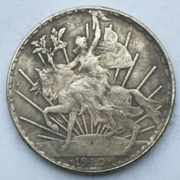 5 stuks Mexico munten 1 peso 1910 antieke oude koperen kopie Europese munt Art collection255g