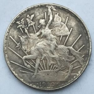 5 stuks Mexico munten 1 peso 1910 antieke oude koperen kopie Europese munt Art collection211R