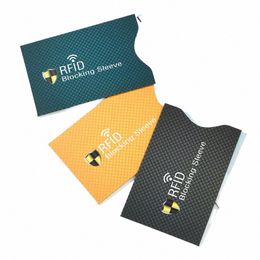 5 stks Nieuwe aluminium foliekaarthouder Anti-deft RFID blokkerende mouwportemonnee beschermkaste Cover Safety Bank Credit Cards Protector Q8ZF#