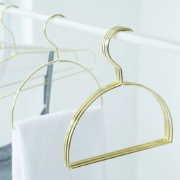 5 -standlandse semicirculaire metalen hangers heren banden en riemen dames sjaals en sjaals goud- en roségouden haak opslagrekken.240416