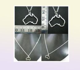 5 pièces contour lia carte pendentif collier-Sydney, Melbourne, Perth, Brisbane, Tasmanie Geek City carte géographique collier bijoux6779022