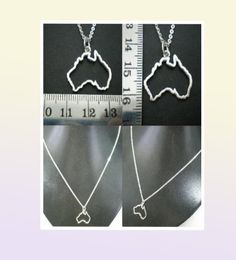 5 -stcs schetsen Lia Map hanger ketting - Sydney, Melbourne, Perth, Brisbane, Tasmania Geek City Geographic Map Necklace Jewelry79064544