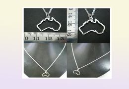 5pcs contour lia map pendentif collier - Sydney, Melbourne, Perth, Brisbane, Tasmania Geek City Geographic Map Collier Jewelry9401282
