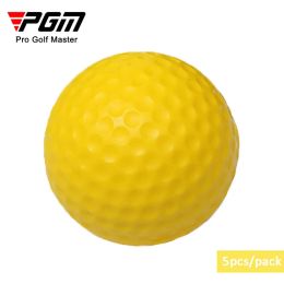 5pcs/paquete PGM Golf Ball Pu Bola suave Práctica de interior Rango Golf Ball Q008
