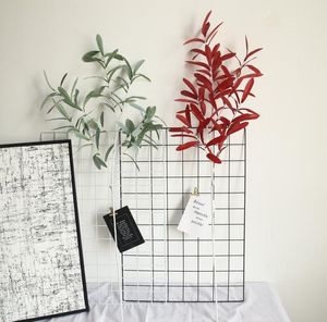 5 stuks per lot kunstmatige olijfblad tak simulatie wilgenblad boeket home decor bruiloft decoratie bloem nep bloem plant wa6515046