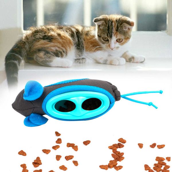 5pcs Pet Dog Toys Pet Interactive Treats Distributeur de fuite Balle Feeder Souris Exercice Jouer Formation Bol Chat Jouets 210929