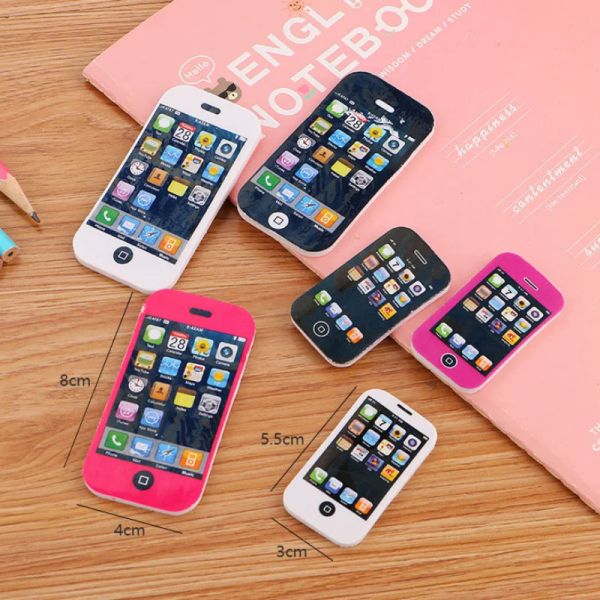 5pcs Phone Modeling Shape Eraser Childre