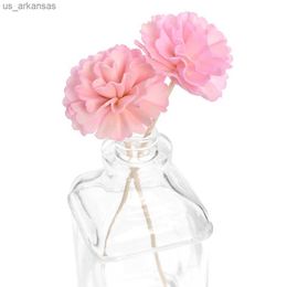 5 pièces rose fleur rotin bâtons parfums sans feu Reed diffuseur bâton bricolage ornements décor à la maison L230523