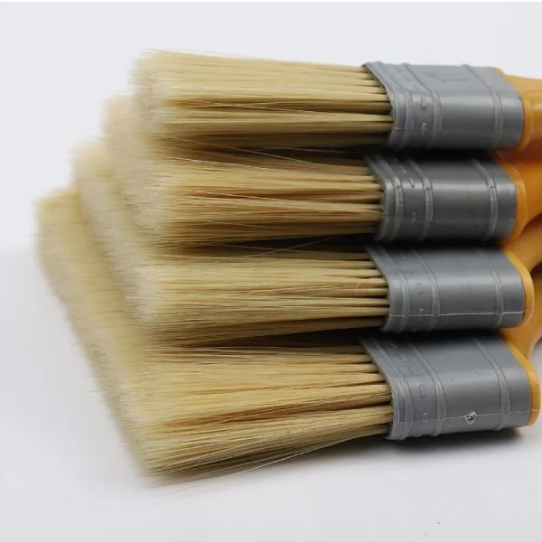 5pcs Planche en plastique Peun-brosses Artiste Painting Brosts pour mur et outil de peinture de meubles Ensemble d'outils de 1 à 5 pouces de peinture à cheveux doux