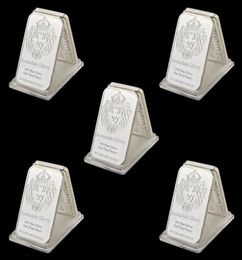 5pcs Rare 999 Fine Silver One Troy OUNCE USA SDALE CRAFT 1oz Silver plaqué métal boutique de boulonniers Barrs7310358