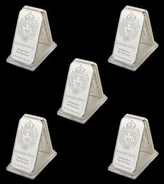 5pcs Rare 999 Fine Silver One Troy OUNCE USA SDALE CRAFT 1oz Silver plaqué métal boutique de boulonneries 8649951
