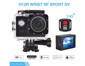 RF 2.4 Afstandsbediening 4K Camera WIFI 2.0 '' 30FPS Sport DV H12R 30M Waterdichte Actie Een fijne detailhandel weergeven