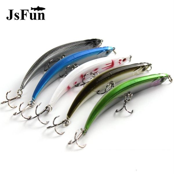 5 pz / set 12 cm 10 g Bent Minnow Fishing Lure Esche artificiali Occhi 3D Hard Wobbler Crankbaits con scatola di plastica Attrezzatura da pesca YE55 T267k