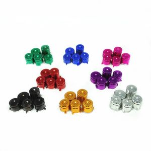 5 unids / set aleación de aluminio Botón de bala de metal Luger ABXY y botones de guía Speer para controlador xbox one DHL FEDEX EMS ENVÍO GRATIS