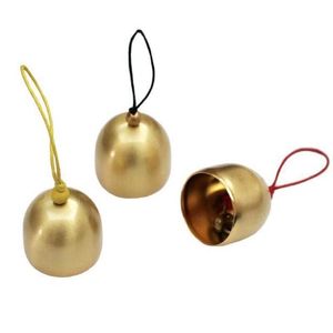 5 unids/set campanas de cobre para el hogar fiesta de boda DIY accesorios de campana hechos a mano adornos de árbol de Navidad 201127