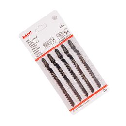 5pcs / set HCS 6T Jig Saw Blades T244D pour la coupe rapide coupure droite