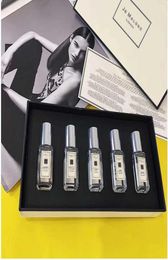 5pcs / set London Wild Bluebell Femmes Perfume Pragrance Cologne pour les hommes Gentleman Perfume Amazing Sodel portable 3,3 oz Spray1693389