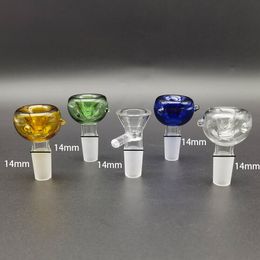 5 stks/set Gemengde 14mm Mannelijke Glazen Bong Kopstuk voor Waterpijp Roken Waterpijp