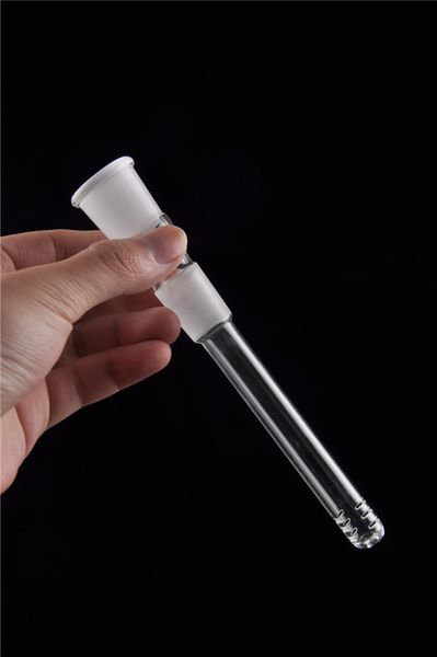 5 pièces ensemble plus récent bangs en verre fixation adaptateur de tige inférieure 14mm combinaison de joint mâle pour bang en verre d'eau narguilés accessoires de chicha