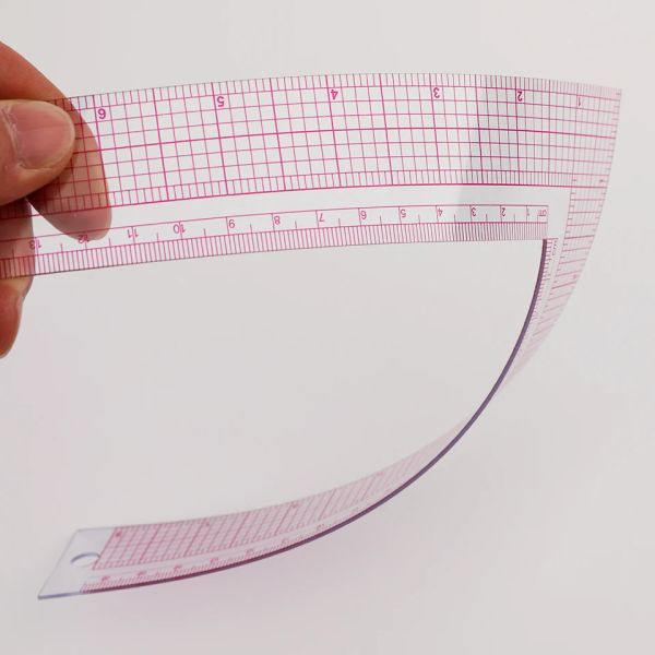 5pcs/set sastre de medición kit de regla de bricolaje patrones de sastre de bricolaje de costura