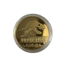 5 stks/set Verenigde Staten Jurassic Park Dinosaur Herdenkingsmunt Gouden Muntencollectie Gifts.cx