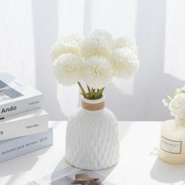 5pcs Silk ball chrysanthemum mariage fleurs artificielles décor de Noël pour la maison Scrapbooking DIY Flower Arrangement accessoires