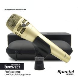 5 pièces édition spéciale KSM8C chant en direct professionnel dynamique filaire Microphone karaoké micro super-cardioïde Podcast Mike micro