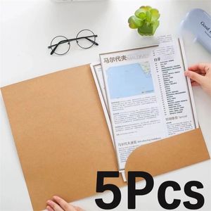 5PCS Spot A4-papiermap Aangepast afdrukken Contractmap Koeienhuid Zwarte kaartmap 240116