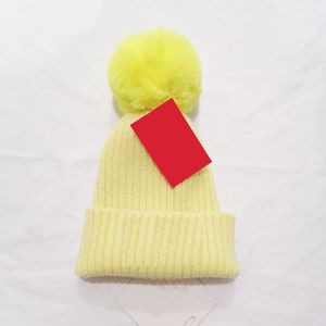 5 unids Primavera Otoño Invierno niño Sombreros de Navidad gilrs deporte Moda Gorros Skullies Chapeu Gorras Algodón Gorros Lana sombrero cálido Bombilla de punto Caramelo 11 colores Color caramelo