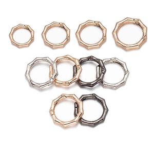 5 pièces ressort Snap Clip crochet fermoir métal cercle cerceau pour bricolage porte-clés porte-clés accessoires artisanat bijoux matériaux faisant des fournitures