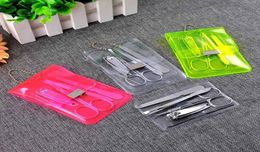 5pcs en acier inoxydable Ciseaux de pédicure Twezer Couteau Pick Pick Utility Care Care Set Nail Clipper Kit Manucure Set5151488