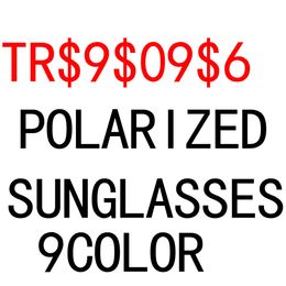 10pcs Summer Men Brand Lunettes de soleil Cadre Polarisée Lens Polarie de haute qualité Sport extérieur, vélo, voyages, verres femmes Motorcycle de mode pour la pêche, Lunettes de soleil