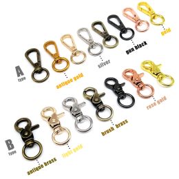 5pcs pivotant homard pendant clé bague sac en cuir sac à main sac à main