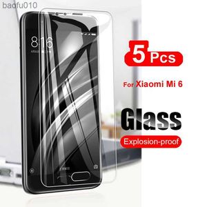 5Pcs Gehard Glas Voor Xiaomi Mi 6 Mi6 Screen Protector Film Voor Xiaomi6 Mi 6 Schokbestendig Glas Guard 9H Ultra Clear L230619