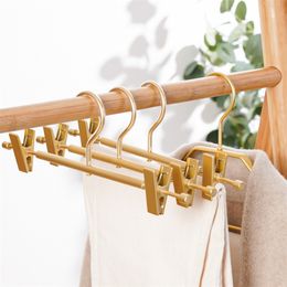 5 stks Broek Hanger Clips Aluminiumlegering Antislip Broek Rok Drogende Rack Broek Clips Kledingkast Opslag Metalen Kleren Hangers 220408