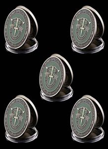 5pcs US America Army Craft Forces spéciales Nice Green Military Béret Metal Challenge Cooin Coinbles7054537