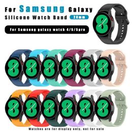 5 -stk horlogeband voor Samsung Galaxy Watch 5/4 20 mm 44 mm 40 mm polsband siliconen armband Galaxy Watch 4 Classic/5 Pro 46mm 42 mm 45 mm 45 mm