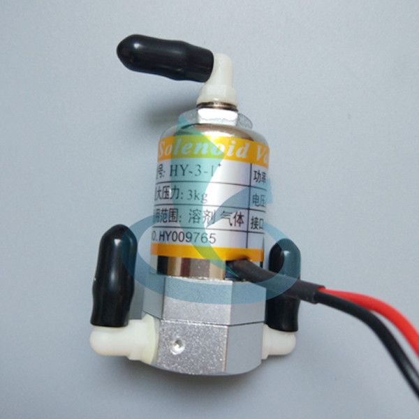 5 uds, venta al por mayor, impresora de gran formato, válvula solenoide de 3 vías, válvulas magnéticas de 24V CC, suministros de impresora