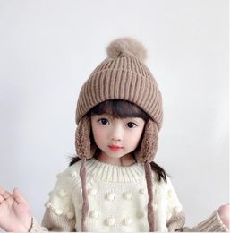 5 gorros de invierno para niños. Otoño e invierno. Niños y niñas. Sombreros calientes. Gorro de punto para bebé. Gorro de punto con protección auditiva La edad de referencia navideña es de 2 A 7 años