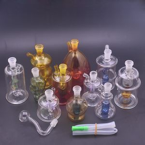 5 piezas con todos los accesorios para fumar Quemador de aceite de vidrio Bong Pipas de Pyrex Cachimba gruesa Pipa transparente Clavo Bongs de agua para fumar Herramientas más baratas