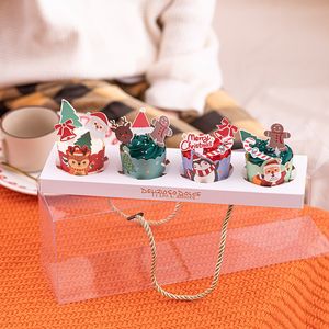 5PCSCUPCAKE / MUFFIN FAIRY CAKE BOXES AVEC CADEAU CADE COVIAL COCIES DE COLIES DE COLIES DE MEUX COLIES