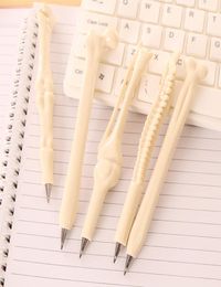 5PCSLOT 07mm Nouvelle-stylo Bone Forme Unique Design Ballpoint Pen Kids Student School Patenery Office Supplies Writing Supplies8743744