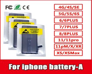 5 pcslot DaDaXiong batteries batterie de remplacement Liion intégrée pour iphone 4S 4 5 5S 5C 5G 78 6 6S Plus X avec usine 8033830