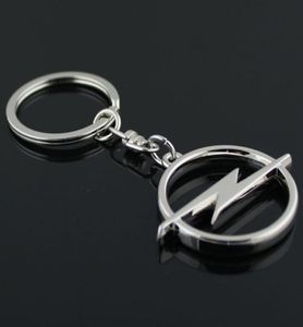 5PCSLOT Fashion Metal 3d Car Logo Keychain Keychain Chain Keyring Key Ring Chaveiro Llavero pour Opel Auto Pendant Car Accessories Whol9780145