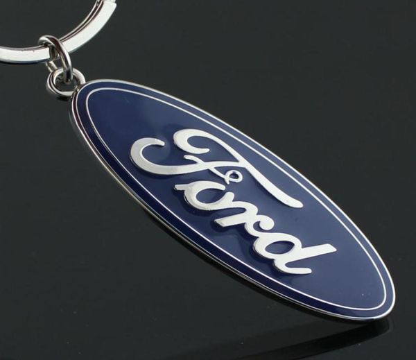 5PCSLOT Fashion Zinc Alloy Metal 3D Ford Car Logo Keychain Key Ring Llaveros Hombre Chaveiro Portachiavi. Key Chain9189353