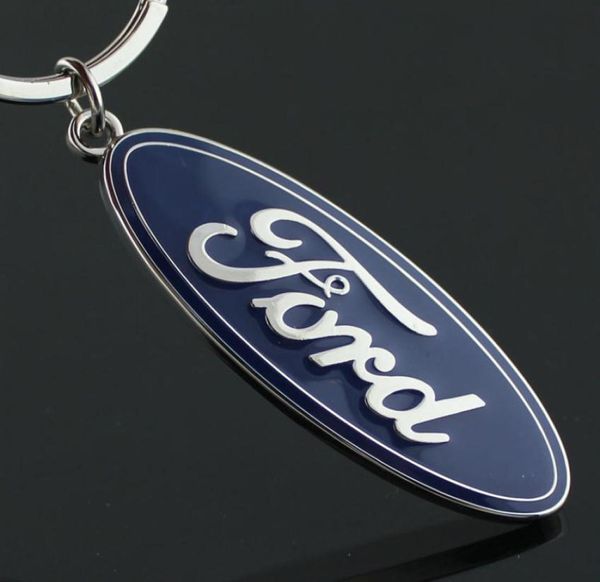 5PCSLOT Fashion Zinc Alloy Metal 3D Ford Car Logo Keychain Key Ring Llaveros Hombre Chaveiro Portachiavi. Key Chain6231872