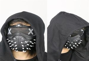 5pcslot Halloween Games Watch Dogs 2 Cosplay Mask Watch Dogs Marcus Holloway Wrench Mask PVC Men Adult Cosplay prop Costume 237G5302708