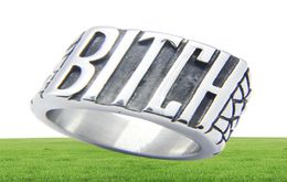 5pcslot taille 510 plus récent populaire chienne unisexe anneau en acier inoxydable 316L bijoux de mode populaire motard Hiphop Style Ring12118634642975
